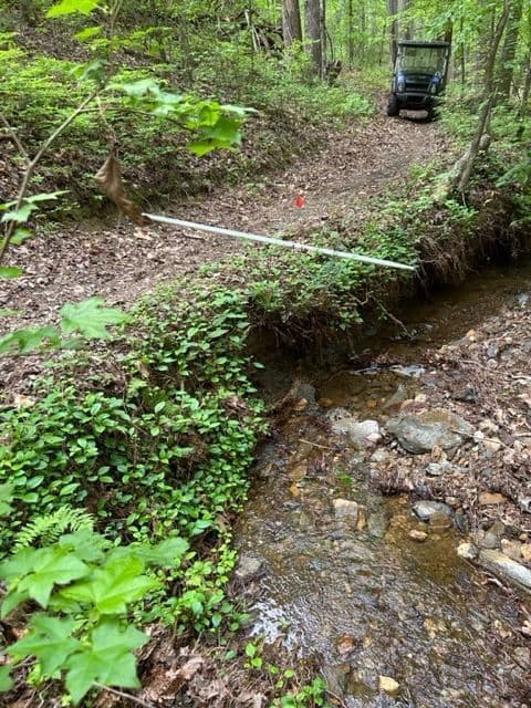 Trail erosion repair - photo 3
