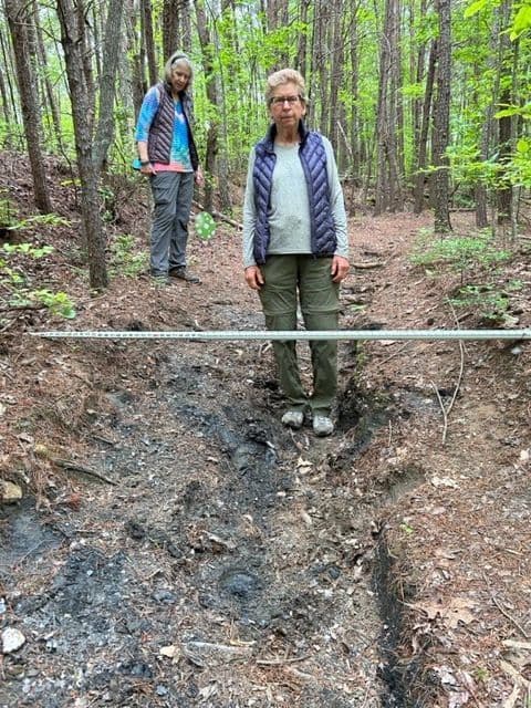 Trail erosion repair - photo 1