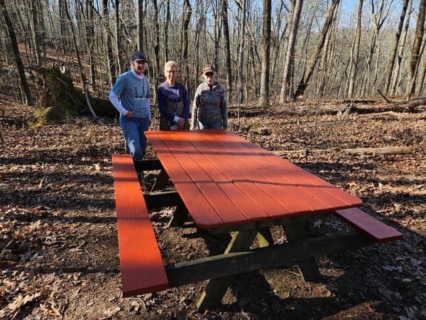 Picnic Table Restoration and Trail Blowing - photo 4